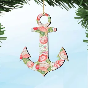 Anchor Wooden Ornaments by G. DeBrekht - Coastal Holiday Decor - 8198521