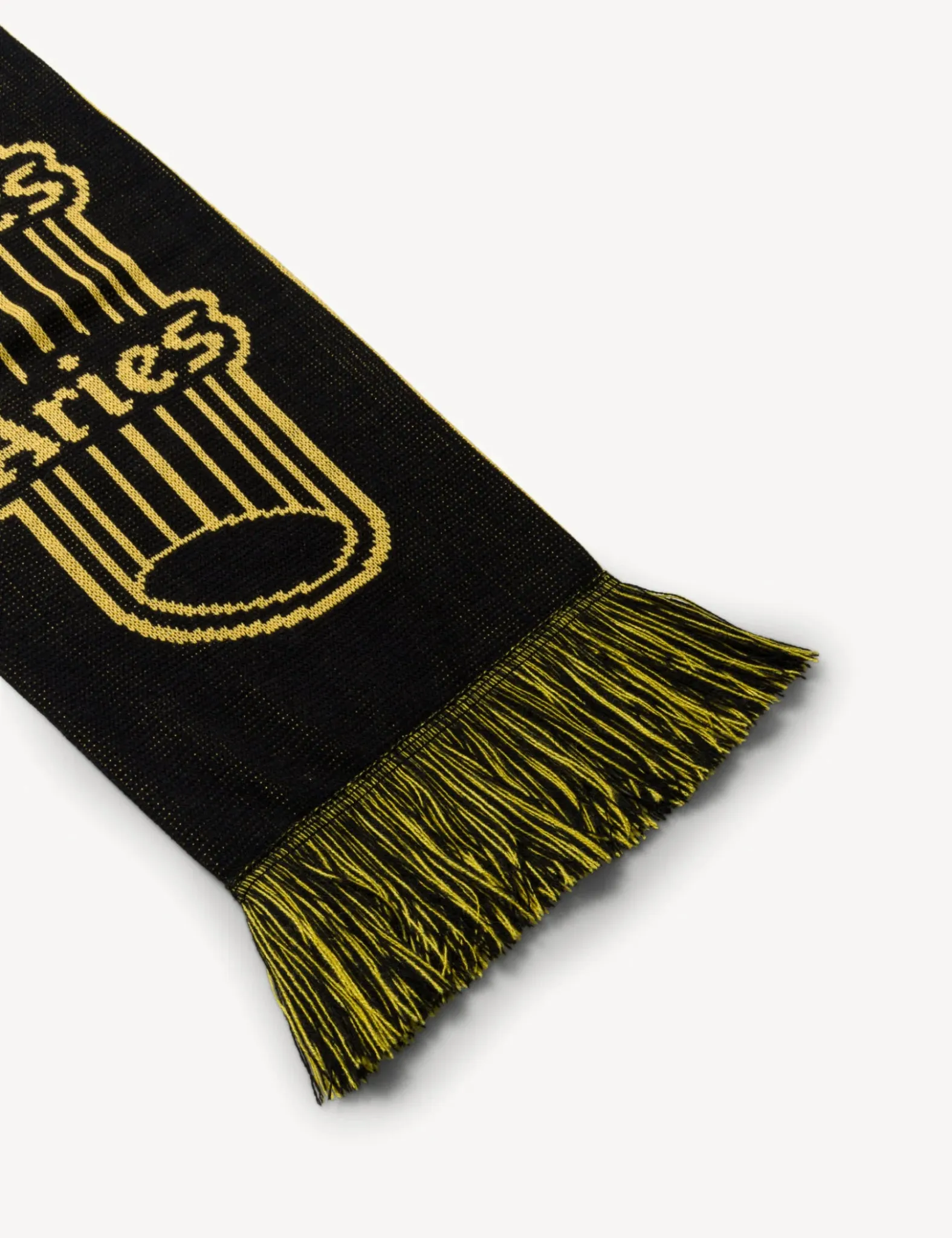 Aries Column Scarf - Black/Yellow