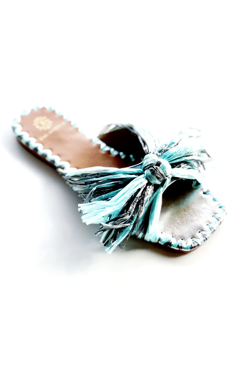 CLARA SUGAR BLUE MULTICOLOR FLATS