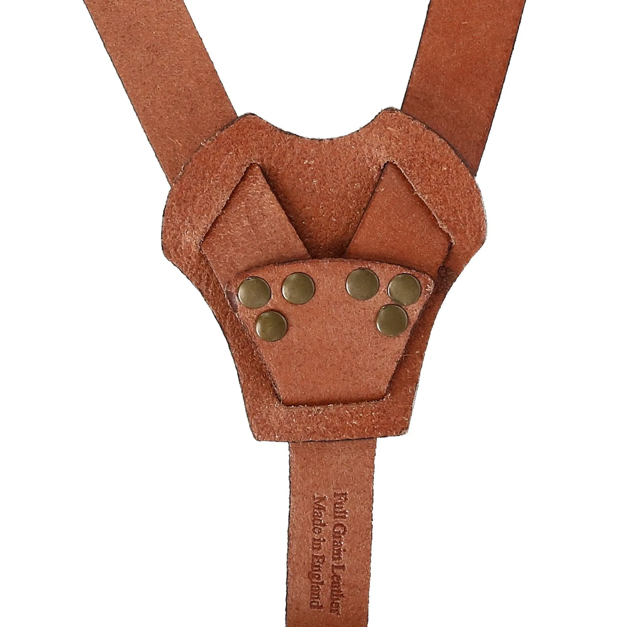 CrookhornDavis Men's The Bristol Clip End Leather Braces with Elastic Backstrap