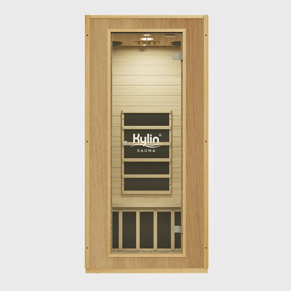 Kylin® Sauna - Modern Carbon Far Portable Sauna 1 person - K8105