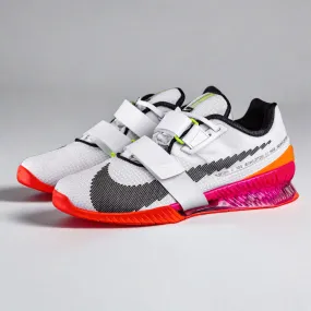 Nike - Romaleos 4 SE Weightlifting Shoes - SE WHITE/BLACK/BRIGHT CRIMSON