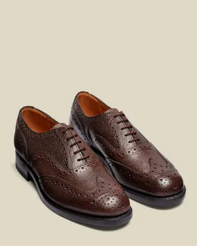 Portuguese Flannel | Sanders - Highland Brogue - Walnut Grain