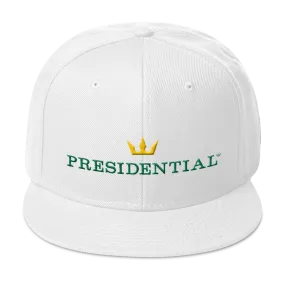 PRESIDENTIAL® Gold Crown Logo Otto Cap 125-978 - Wool Blend Snapback