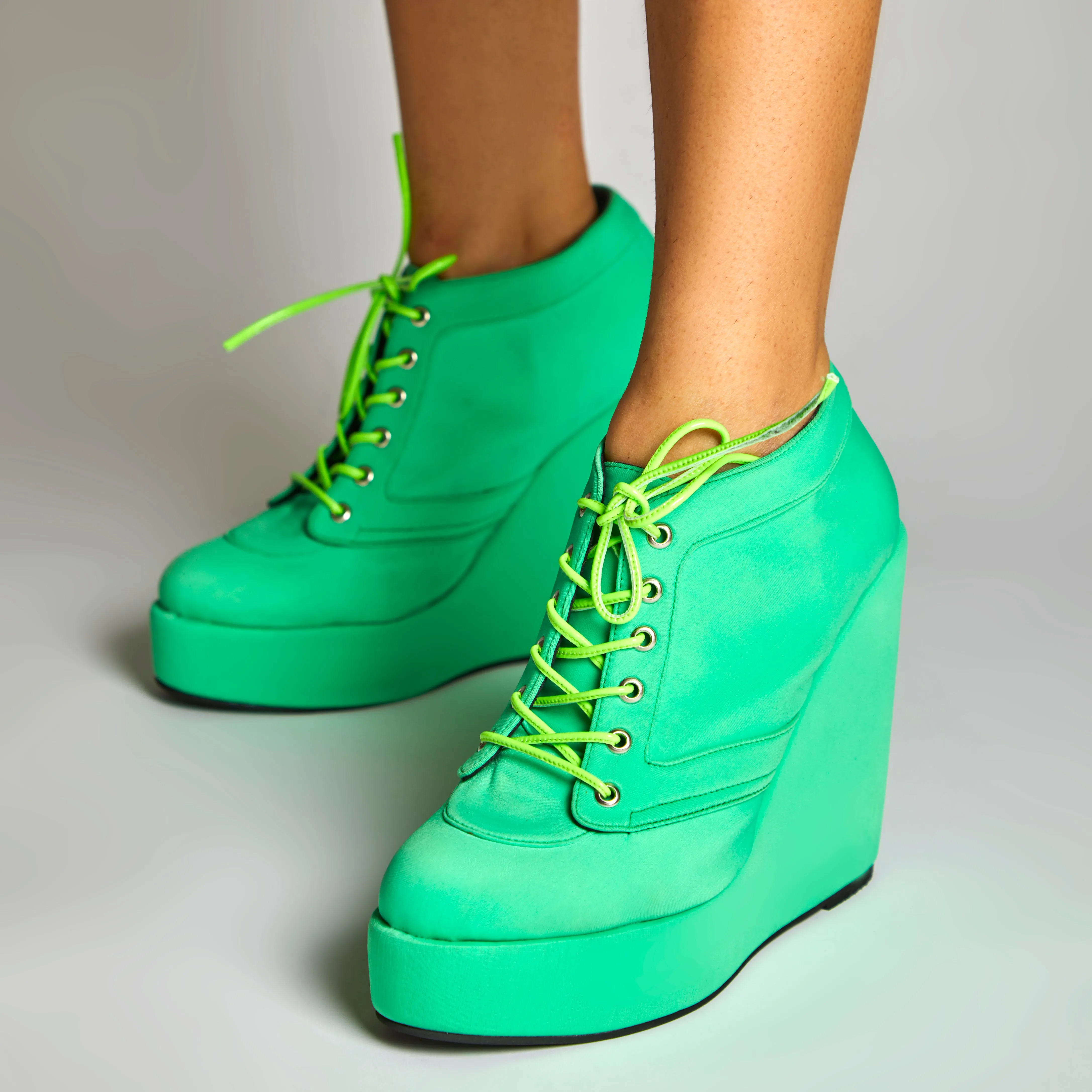 Sneaker Wedges (Green)