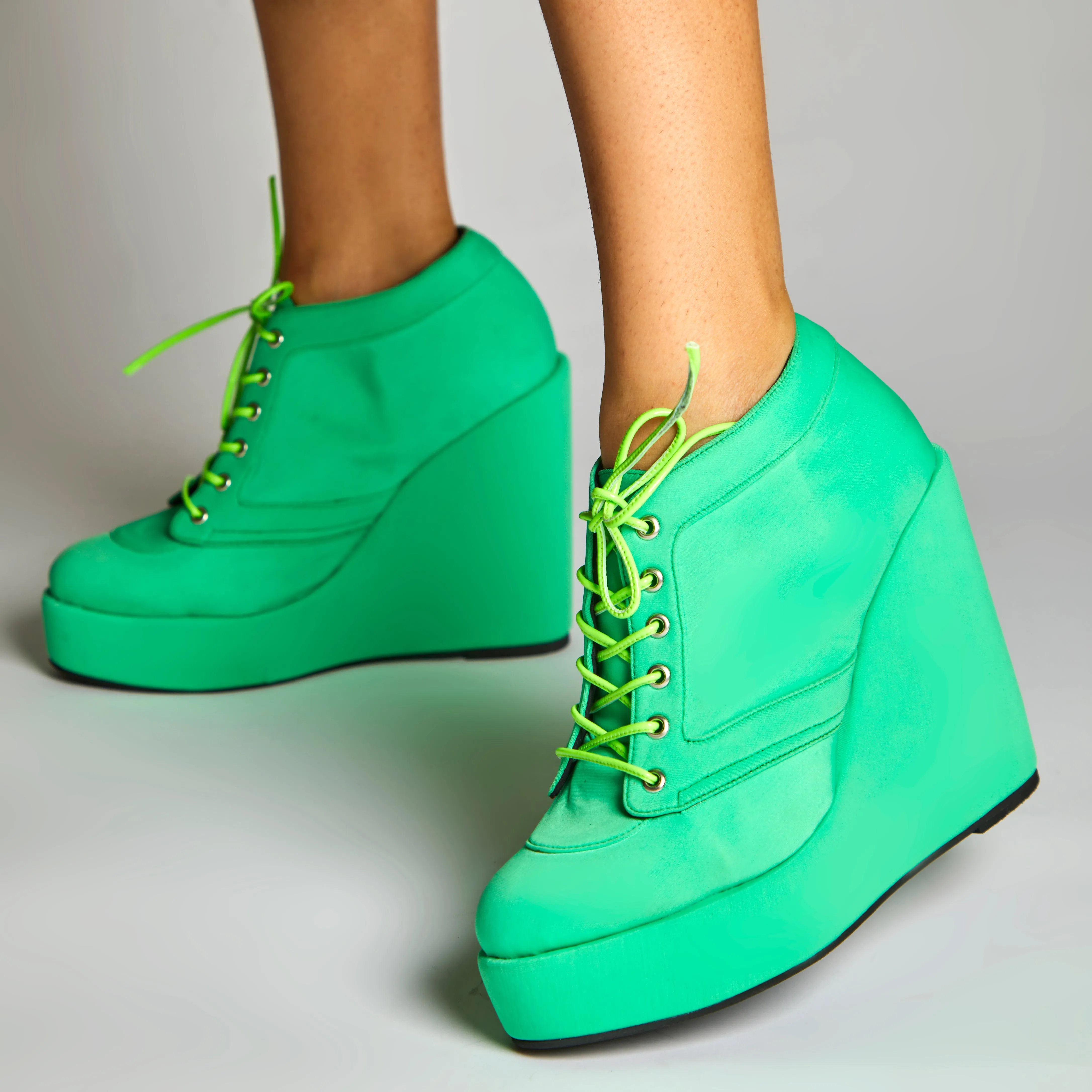 Sneaker Wedges (Green)